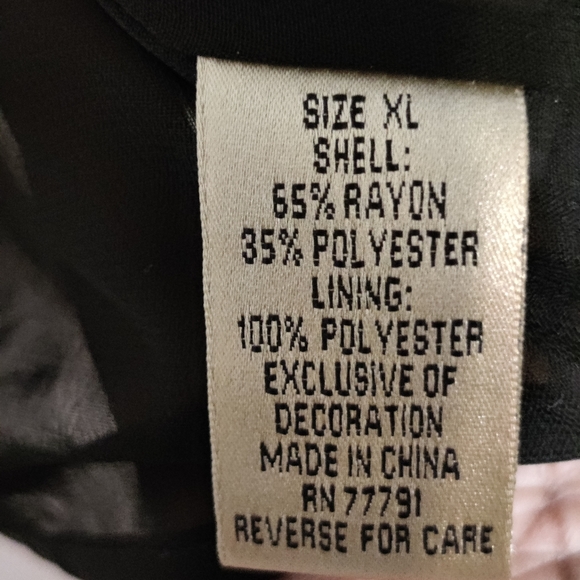 e-co-lo-gie Kimono Blouse Art to Wear Size XL - Picture 3 of 5